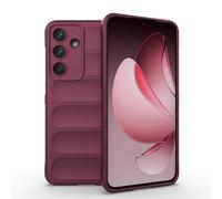 ESHUYI Coque Silicone Liquide pour Samsung Galaxy S25 FE (Violet Foncé) avec Protection Anti-germes et Doublure Douce en Microfibre, Housse Full Body Protection Étui Antichoc