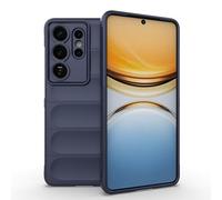 ESHUYI Coque Silicone Liquide pour Samsung Galaxy S26 Ultra (Bleu Foncé) avec Protection Anti-germes et Doublure Douce en Microfibre, Housse Full Body Protection Étui Antichoc