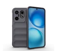 ESHUYI Coque Silicone Liquide pour Vivo X200 FE (Gris Foncé) avec Protection Anti-germes et Doublure Douce en Microfibre, Housse Full Body Protection Étui Antichoc