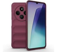 ESHUYI® Coque Silicone Liquide pour Xiaomi Redmi 14C (4G/5G)/Poco C75 4G (Violet Foncé) avec Protection Anti-germes et Doublure Douce en Microfibre, Housse Full Body Protection Étui Antichoc