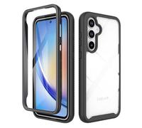 ESHUYI® Coque Transparente pour Samsung Galaxy A17 5G/Galaxy A26 Antichoc Housse Full Body Protection, Étui Antipoussière Incassable [avec Protecteur D'écran], Noir