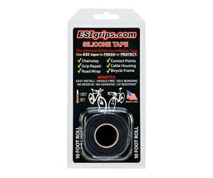 ESI Bande en Silicone noir 3 m