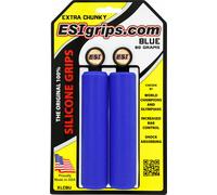 ESI Extra Épais Silicone Poignées Bleu Montagne XC Hybride Barre Plat Vélo Route