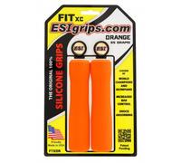 ESI Fit XC Silicone Guidon Poignées 130mm Orange Mountain Hybrid Barre Plat Road