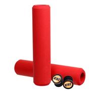 ESIgrips Poignées de guidon en silicone Chunky 130 mm Rouge