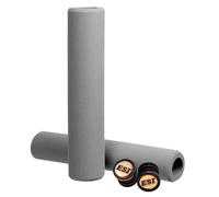 ESIgrips Poignées en silicone Racer's Edge 130 mm Gris – Paire