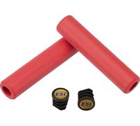 ESI Poignées de guidon en silicone Chunky rouge 130 mm