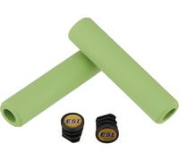ESI Poignées de guidon en silicone Chunky vert 130 mm