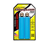 ESI Poignées de guidon en silicone extra épaisses bleue 130 mm