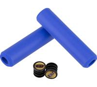 ESI Poignées de guidon en silicone extra épaisses bleue 130 mm