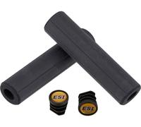 ESI Poignées de guidon en silicone extra épaisses côtelées noir 130 mm
