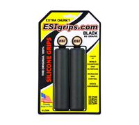 ESI Poignées de guidon en silicone extra épaisses noir 130 mm