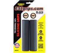 ESI Poignées de guidon en silicone nervurées épaisses noir 130 mm