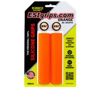 ESI Poignées VTT Rainurées Épaisses En Silicone Orange