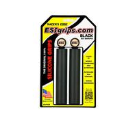 ESI Racers Edge Silicone Guidon Poignées Noir Montagne XC Hybrid Barre Plat Road