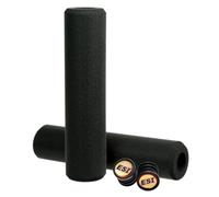 ESI Poignées de guidon en silicone extra épaisses noir 130 mm