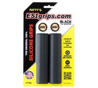 ESIgrips Poignées de guidon Fatty's Silicone Noir 130 mm Taille unique