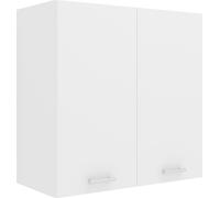 Esilo meuble haut de cuisine 60 cm 2 portes blanc.