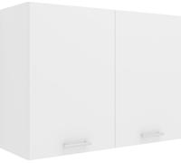 Esilo meuble haut de cuisine 80 cm 2 portes blanc.