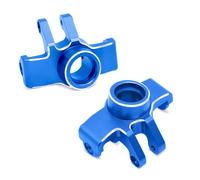 ESILUN Ensemble de moyeux de bloc de direction avant en alliage d'aluminium pour ARRMA 1/18 Granite (Bleu)