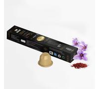 Esir. Café au safran - 10 capsules N espresso Mélange Gourmet de café et de safran de haute qualité 100% Naturel. (Pack of 1, N espresso)