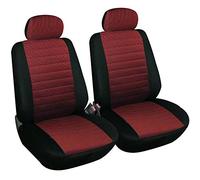 eSituro 2 Pièces Couverture de siège,Housse de siège Auto Couvre siège en Polyester,Rouge