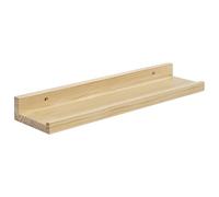 eSituro Étagère Murale en Bois Chêne, 40cm pour Cuisine, Salle De Bain, Salon, Chambre, Rangement pour Épices, Produits De Soin, Photos, Bougies Parfumées, SWS0376