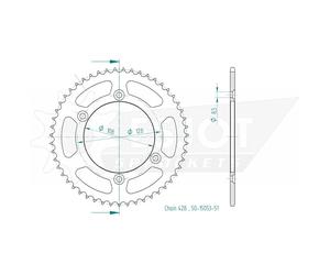 ESJOT Pignon, 51 dents