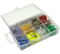 ESKA 340.750 Fusible plat standard pour voiture 4 A, 5 A, 7.5 A, 10 A, 15 A, 20 A, 25 A, 30 A violet, orange, marron, rouge, bleu, jaune, blanc, vert 80 pc(s)