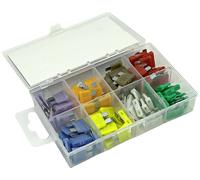 ESKA 340.750 Fusible plat standard pour voiture 4 A, 5 A, 7.5 A, 10 A, 15 A, 20 A, 25 A, 30 A violet, orange, marron, rouge, bleu