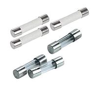ESKA 522.508 Lot de 10 fusibles fins T 125 mA 5 x 20 mm Tube en verre