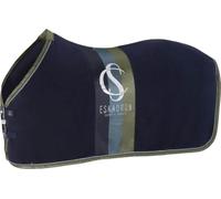 Eskadron Abschwitzdecke Fleece Stripe Classic Sports FS25 Fleecedecke Navy 145 cm
