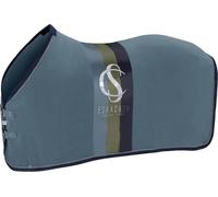 Eskadron Abschwitzdecke Fleece Stripe Classic Sports FS25 Fleecedecke Steel Blue 155cm