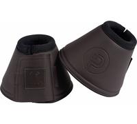 Eskadron Cloches de saut pour chevaux Faux Leather teak brown Platinum 2024, taille:M