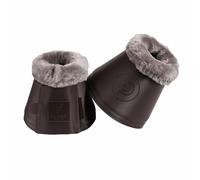 Eskadron Cloches de saut pour chevaux Softslate Faux Fur teak brown Platinum 2024, taille:L