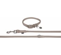 Eskadron dog set cuir velours taupe Classic Sports 24, taille:S