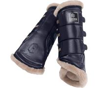 ESKADRON Guêtres GLAMSLATE FAUXFUR - bleu marine - L