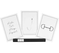 Eskadron Set de 3 tableaux Platinum 2025 Image White/Black One Size
