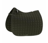 Eskadron Tapis de selle Cotton Deep Green Oliv Dynamic 25 H/W - Taille : P