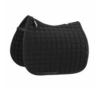 Eskadron Tapis de selle en coton noir Dynamic 25 H/W Taille : PD