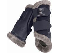 ESKADRON Tendon Boots MESH FAUXFUR, Navy - XL