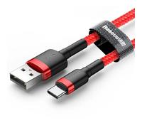 Eskal-Baseus Usb Type C Câble Pour Huawei Honor Xiaomi Samsung Super Charge Charge Rapide Usb C Chargeur Câble De Données Fil Cordon,Red,0.5m