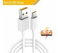 Eskal-Câble Usb De Type C D'origine Pour Realme, Smile Dart, Charge Rapide, Gt2 Pro, 8 Neo, 2t, 2, Narzo, 30 Pro, 5g, 65w, 6,5 A, Vooc, Realmi X7 Pro,2m(6.6ft),