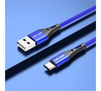 Eskal-Câble Usb Type-C 5a Pour Recharge Rapide Et Transfert De Données, Cordon De Chargeur Usb-C Pour Téléphone Samsung S10/S20 Et Xiaomi Mi 11,Blue,0.5m