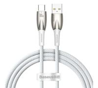 Eskal-S21 P30 Wire Chargeur Câble De Données Samsung Huawei P40 Pro Ultra S20 Poco Baseus 100w Câble Usb Type C Charge Rapide,White,1m