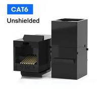 ESKAL-Zoerax Cat7 Cat6A Cat6 Coupleur Rj45 Keystone Coupleur Blindé, Femelle Blindée À Femelle Rj45 Coupleur En Ligne Keystone Jack,Cat6 Utp,12Pcs