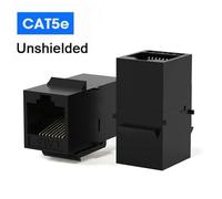 ESKAL-Zoerax Cat7 Cat6A Cat6 Coupleur Rj45 Keystone Coupleur Blindé, Femelle Blindée À Femelle Rj45 Coupleur En Ligne Keystone Jack,Cat5E Utp,12Pcs