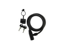 esKapad Antivol Vélo Spirale, 2 Clés 1 Support, Anti-Rayure, Diam=8mm / L=1,5m