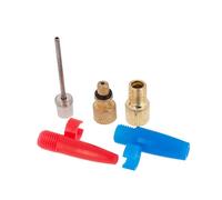 esKapad Kit 5 Embouts de gonflage : Aiguille, Presta, Schrader, Bouée