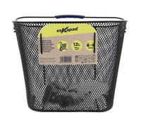 esKapad Panier Avant Vélo, Fixation Rapide, Métal Noir, 12L